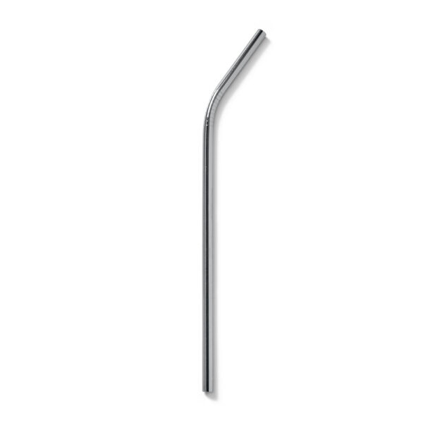 canudo de aço inox curvado