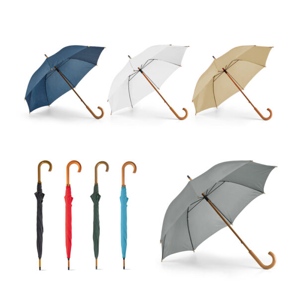 guarda-chuva pega em madeira