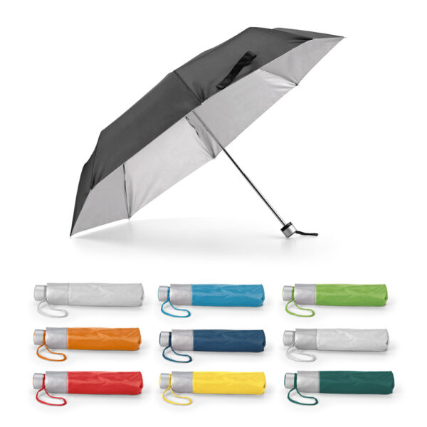 guarda-chuva leve com o interior cinza